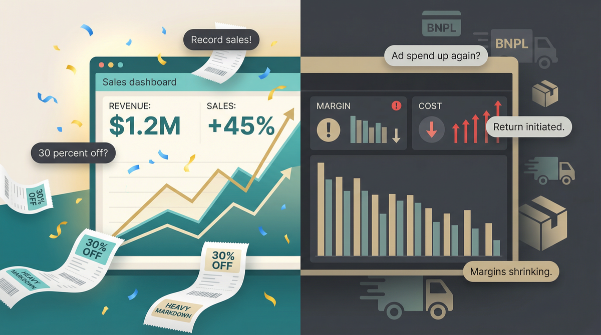 Black Friday Record Sales vs Real Profits for DTC Brands
